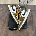 Jordan 1 Mid SE Orange Wear Away - Image 1