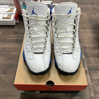 White Hyper Royal Jordan 13 (USED, Replacement Box)