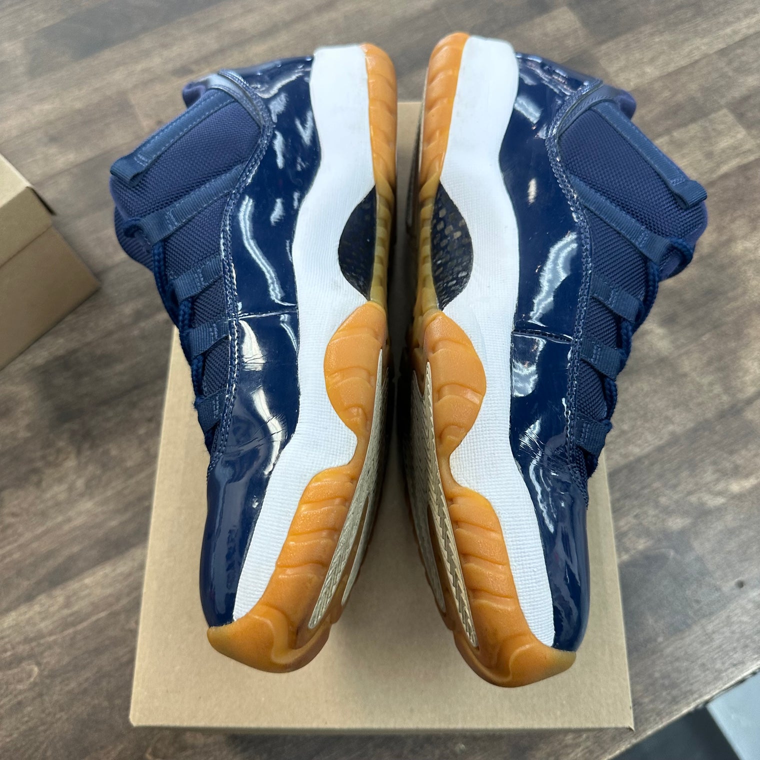 Navy Gum Jordan 11 Low (USED, No Box)