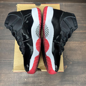 Jordan 11 Retro Playoffs Bred (2019) Size 10.5 (Pre-Owned) - Image 4
