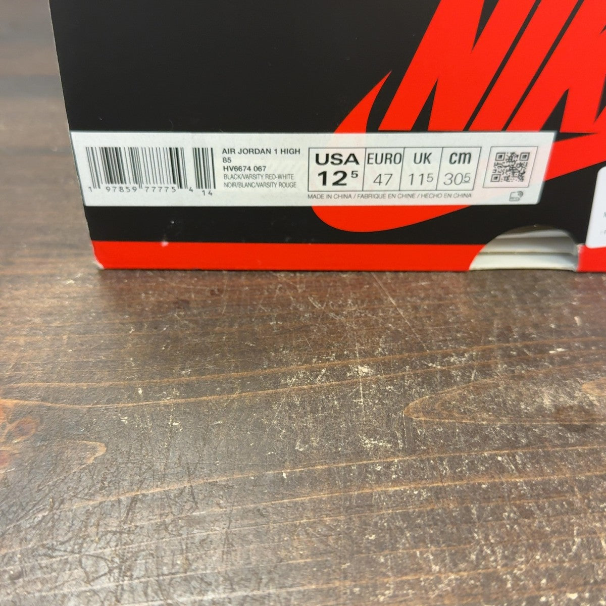 Jordan 1 Retro High '85 OG Bred (2025) - Image 8