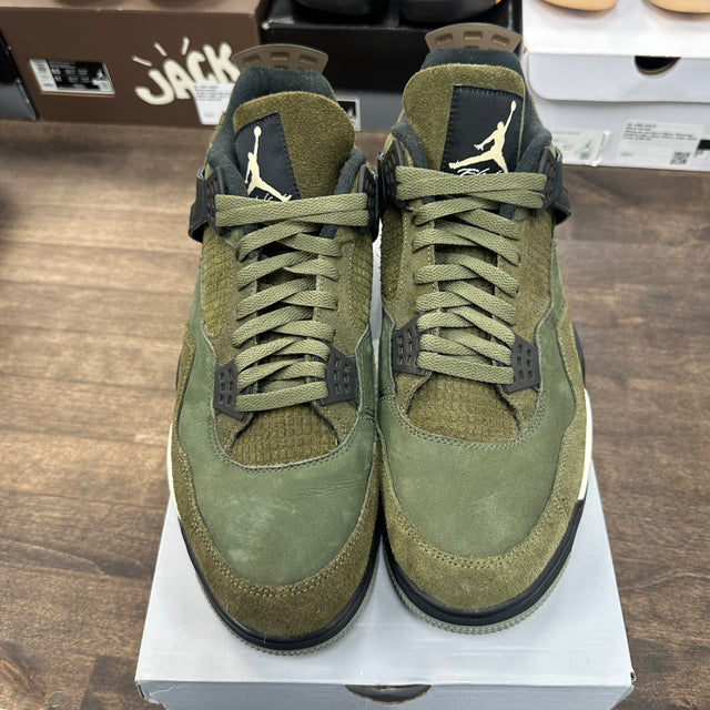 Craft Olive Jordan 4 (USED, No Box)