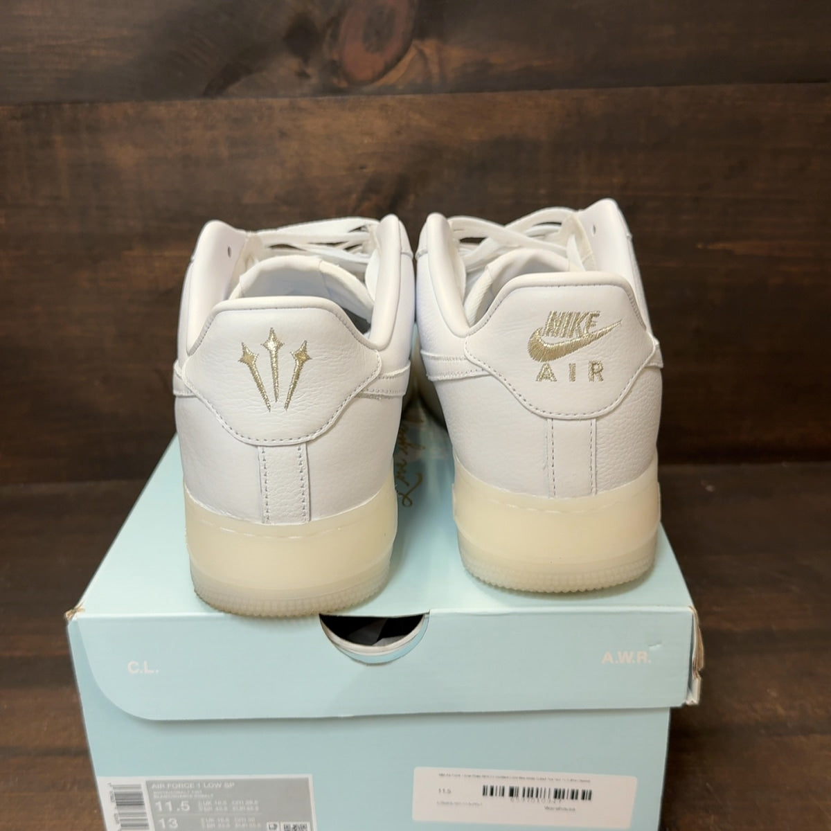 Nike Air Force 1 Low Drake NOCTA Certified Lover Boy White Cobalt Tint - Image 4