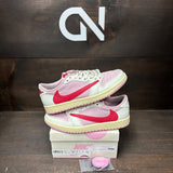 Jordan 1 Retro Low OG SP Travis Scott Sail Tropical Pink - Image 1