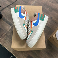 Nike Air Force 1 Low Shadow Sail Signal Blue Green (US 5.5W) (USED,No Box)