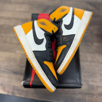 GS) Taxi Yellow Toe Jordan 1 High (USED)
