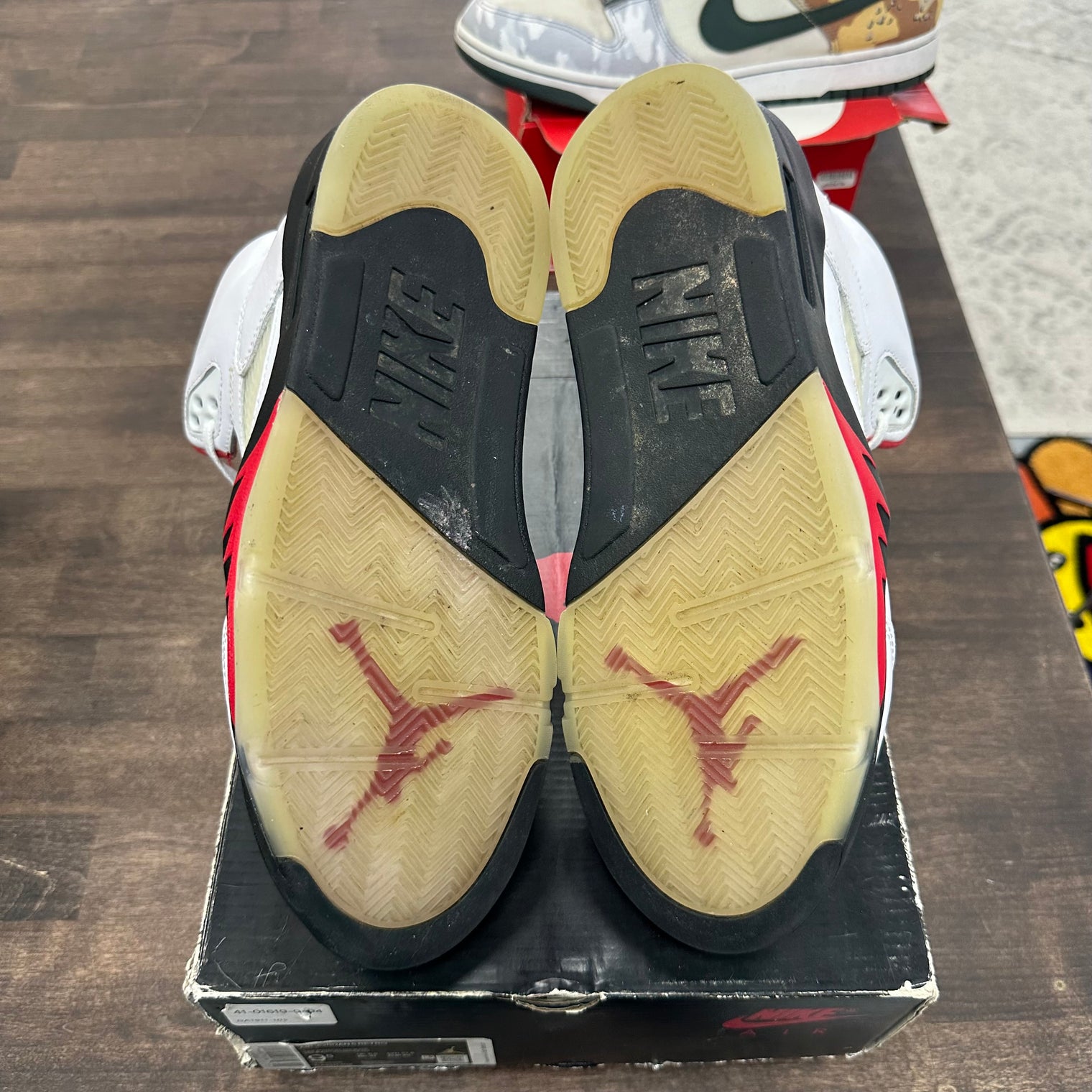 Fire Red Jordan 5 (USED)