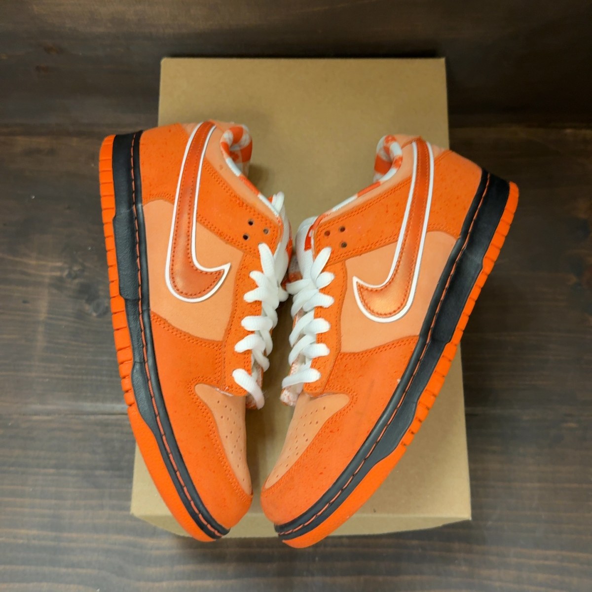 Nike SB Dunk Low Concepts Orange Lobster Size 8 (Pre-Owned) - Image 2