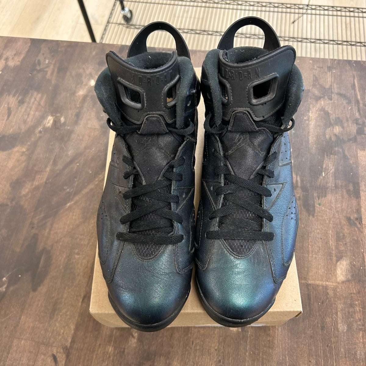 Jordan 6 Retro All-Star Chameleon (2017) Size 10.5 (Pre-Owned) - Image 2