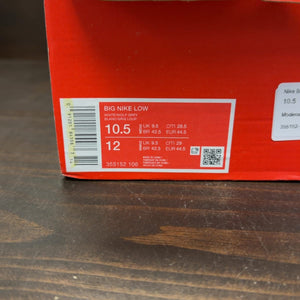 Nike Big Nike Low White Wolf Grey Size 10.5 (Pre-Owned) - aux