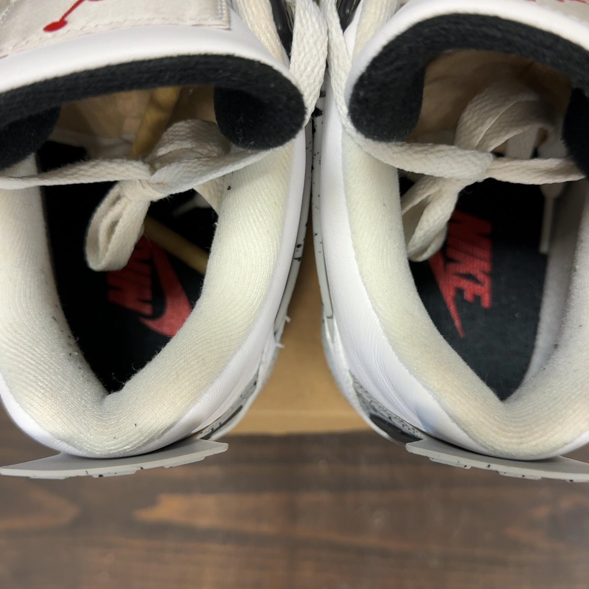 Jordan 4 Retro White Cement (2016) Size 10 (Pre-Owned) - aux
