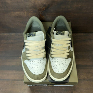 Jordan 1 Retro Low OG Medium Olive Size 7.5 (Pre-Owned)