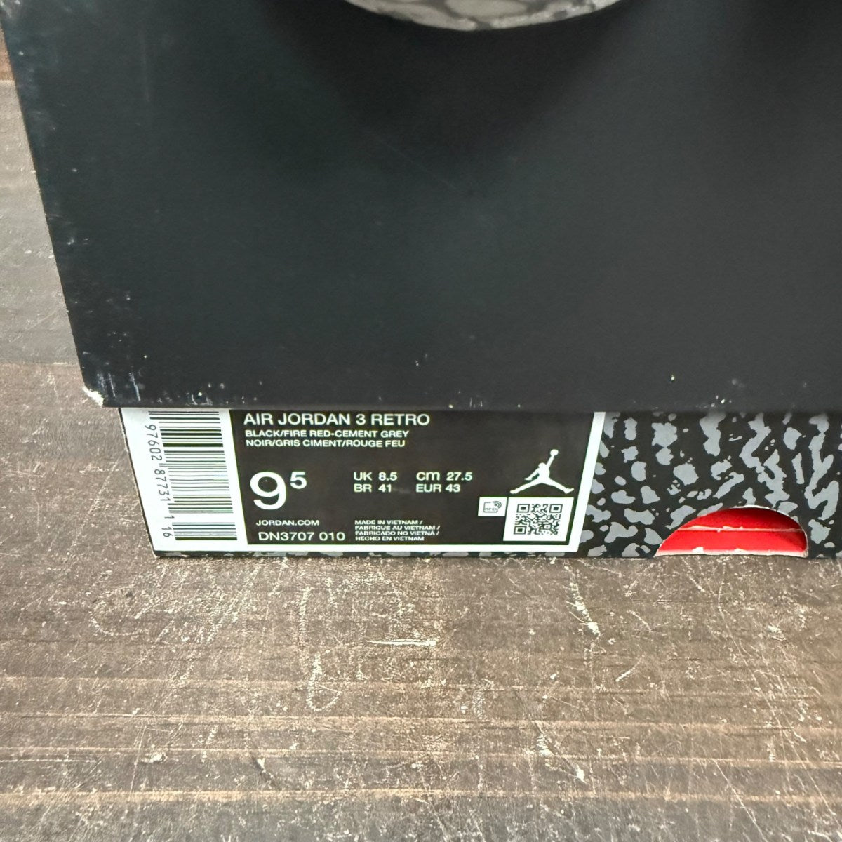 Jordan 3 Retro OG Black Cement (2024) - Image 7