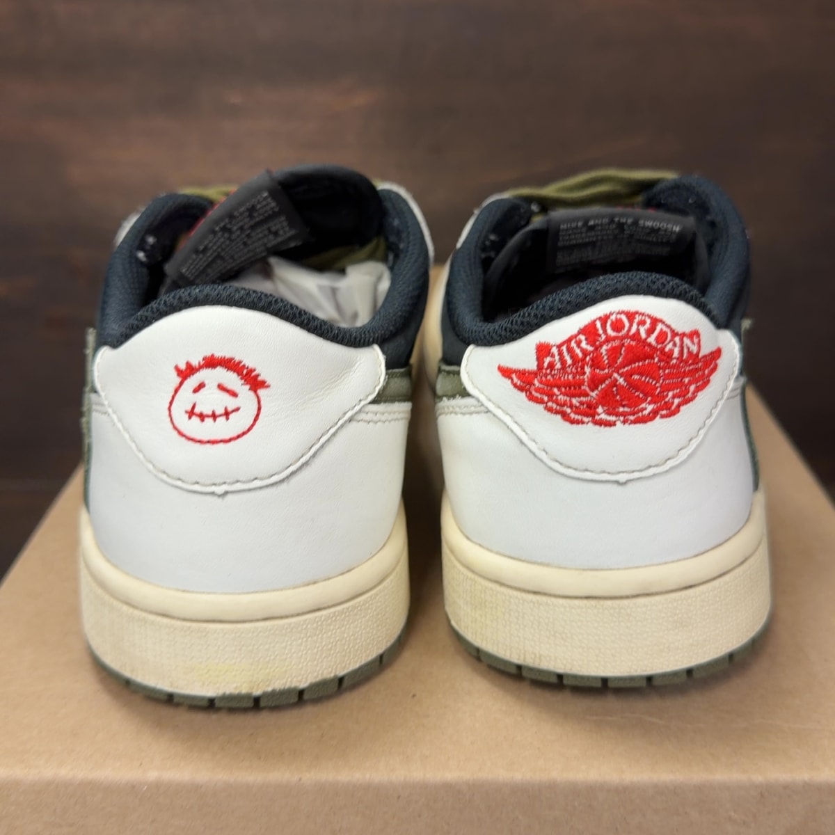 Jordan 1 Retro Low OG SP Travis Scott Olive (Women's) Size 8W (Pre-Owned) - Image 5