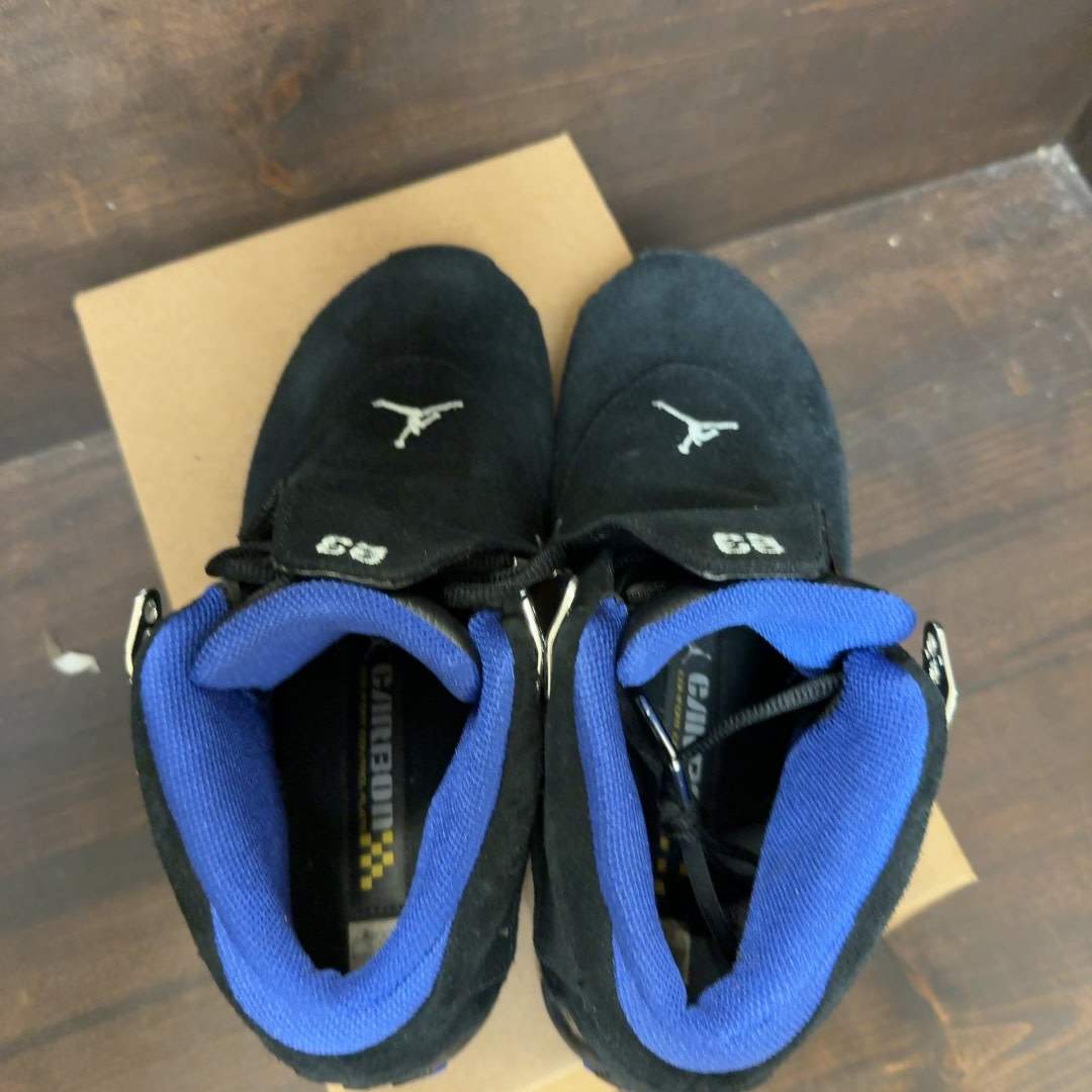 Jordan 18 Retro Black Sport Royal (2018) Size 9 (Pre-Owned) - Image 5