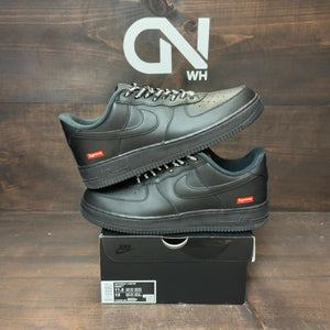Nike Air Force 1 Low Supreme Black Size 11.5 (Pre-Owned)