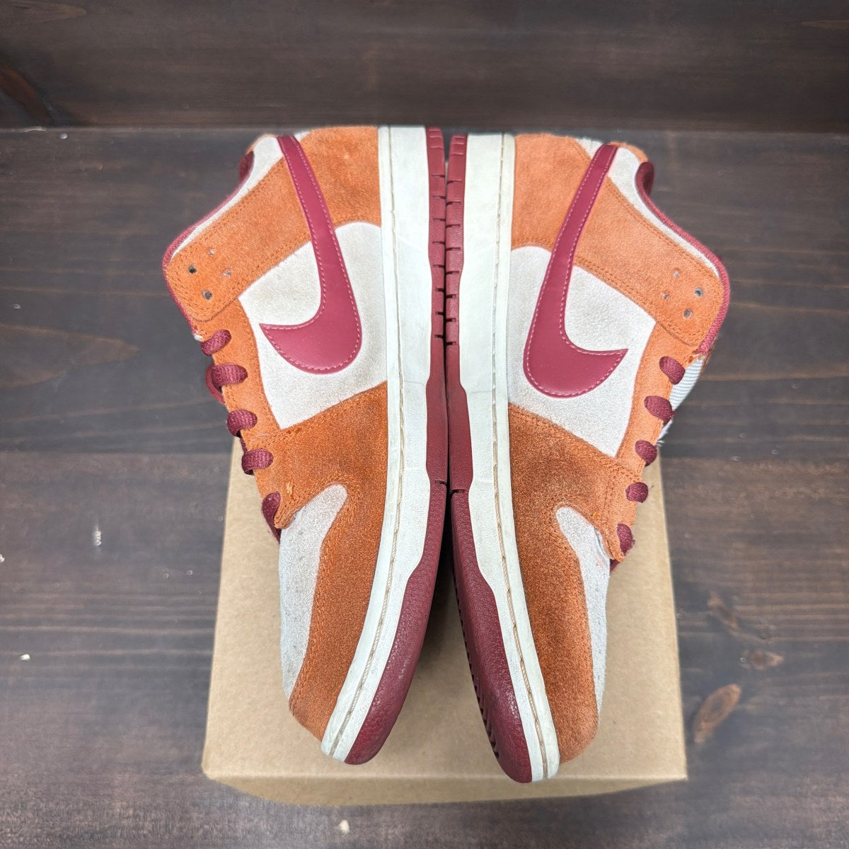 Nike SB Dunk Low Pro Dark Russet Cedar Size 12 (Pre-Owned) - Image 6