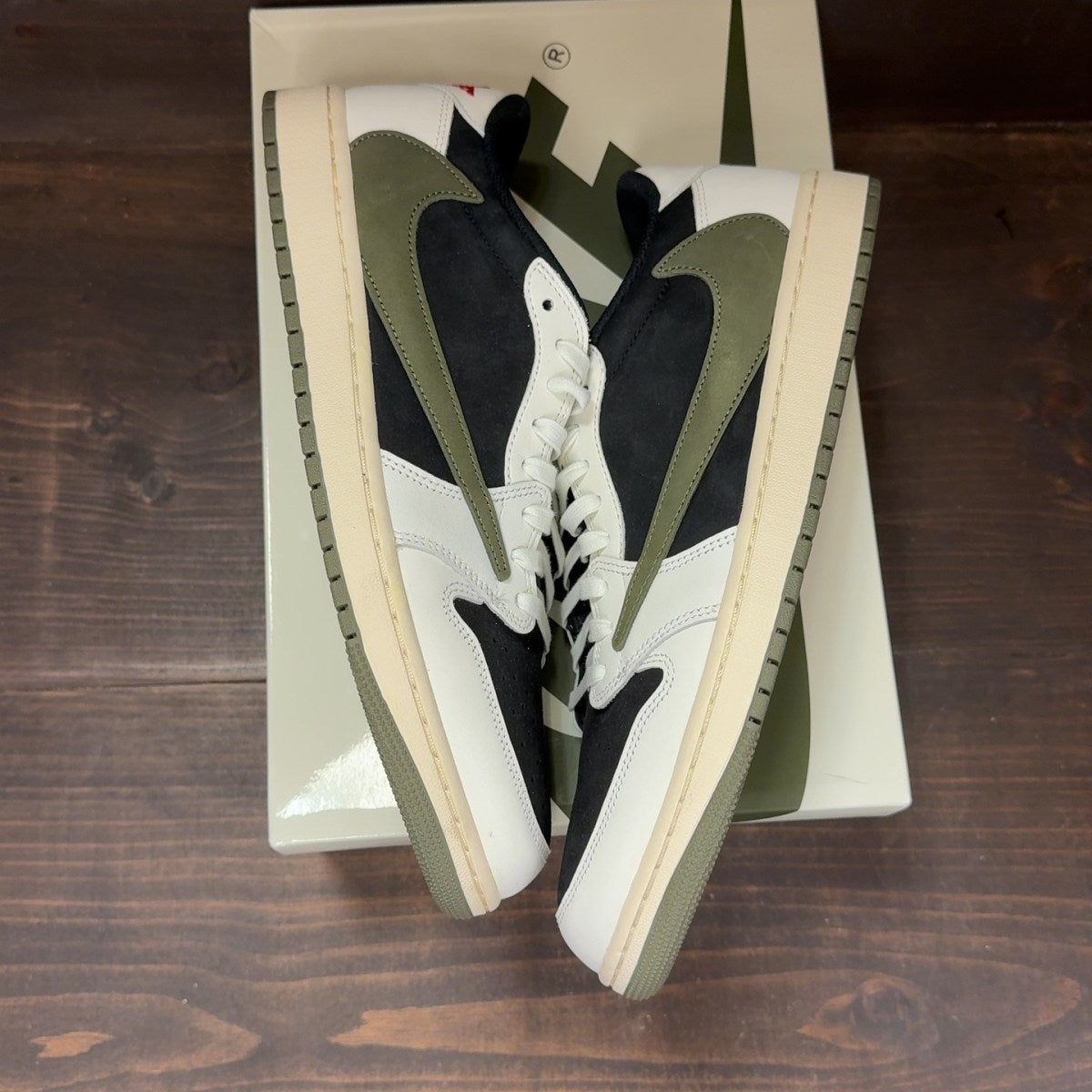 Jordan 1 Retro Low OG SP Travis Scott Olive (Women's) - Image 2