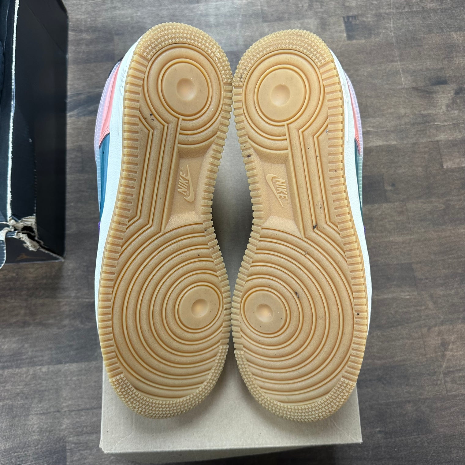 Wild Berry Multi Patent Undefeated Air Force 1 (USED, No Box)