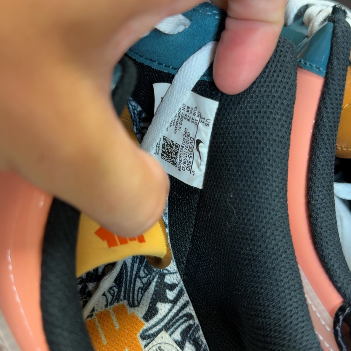 Nike Air Force 1 Low SP Undefeated Multi-Patent Wild Berry Size 11 (Pre-Owned) - Image 7