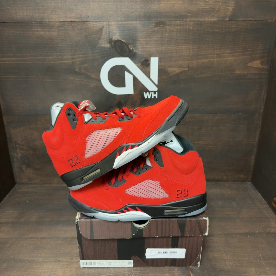 Jordan 5 Retro Raging Bull Red (2021) - Image 1