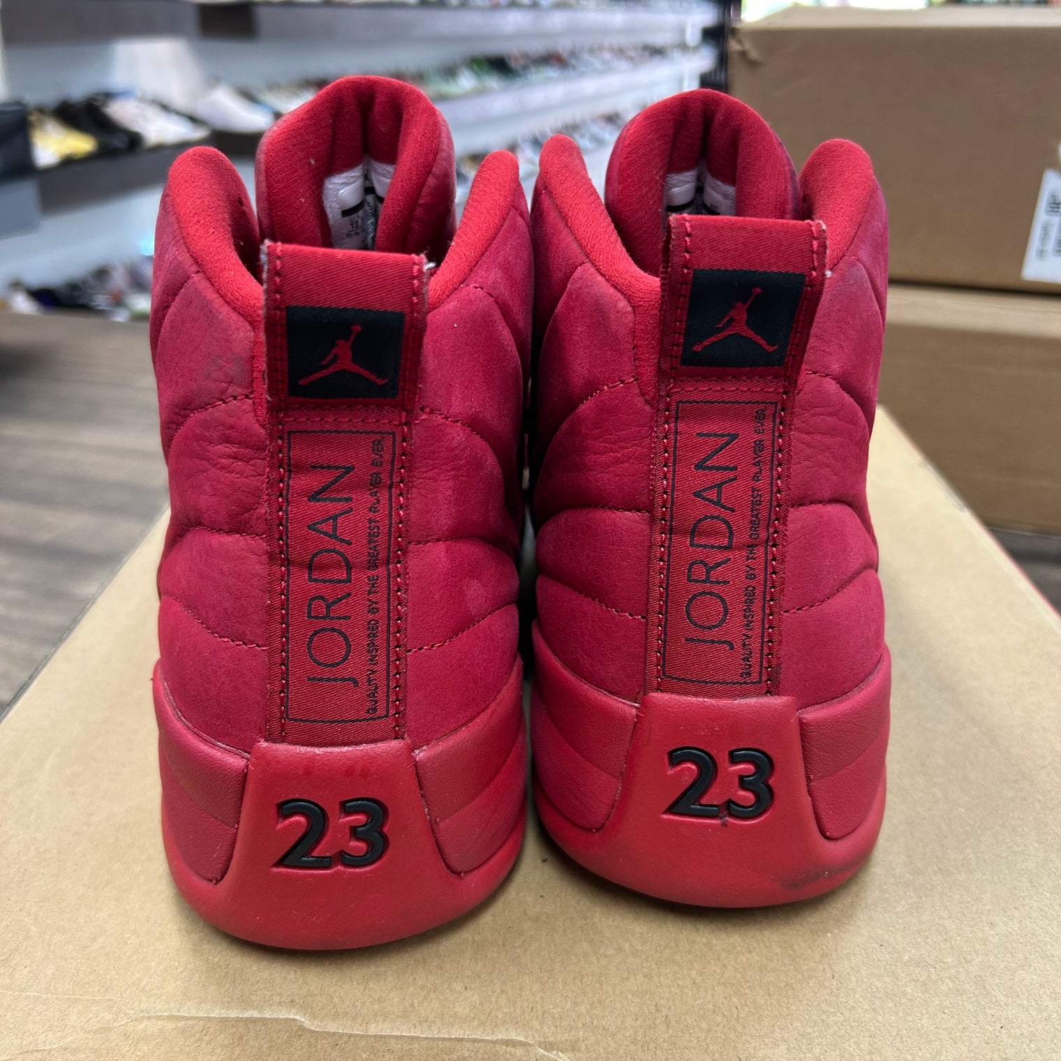 Gym Red Suede Jordan 12 Retro (USED)