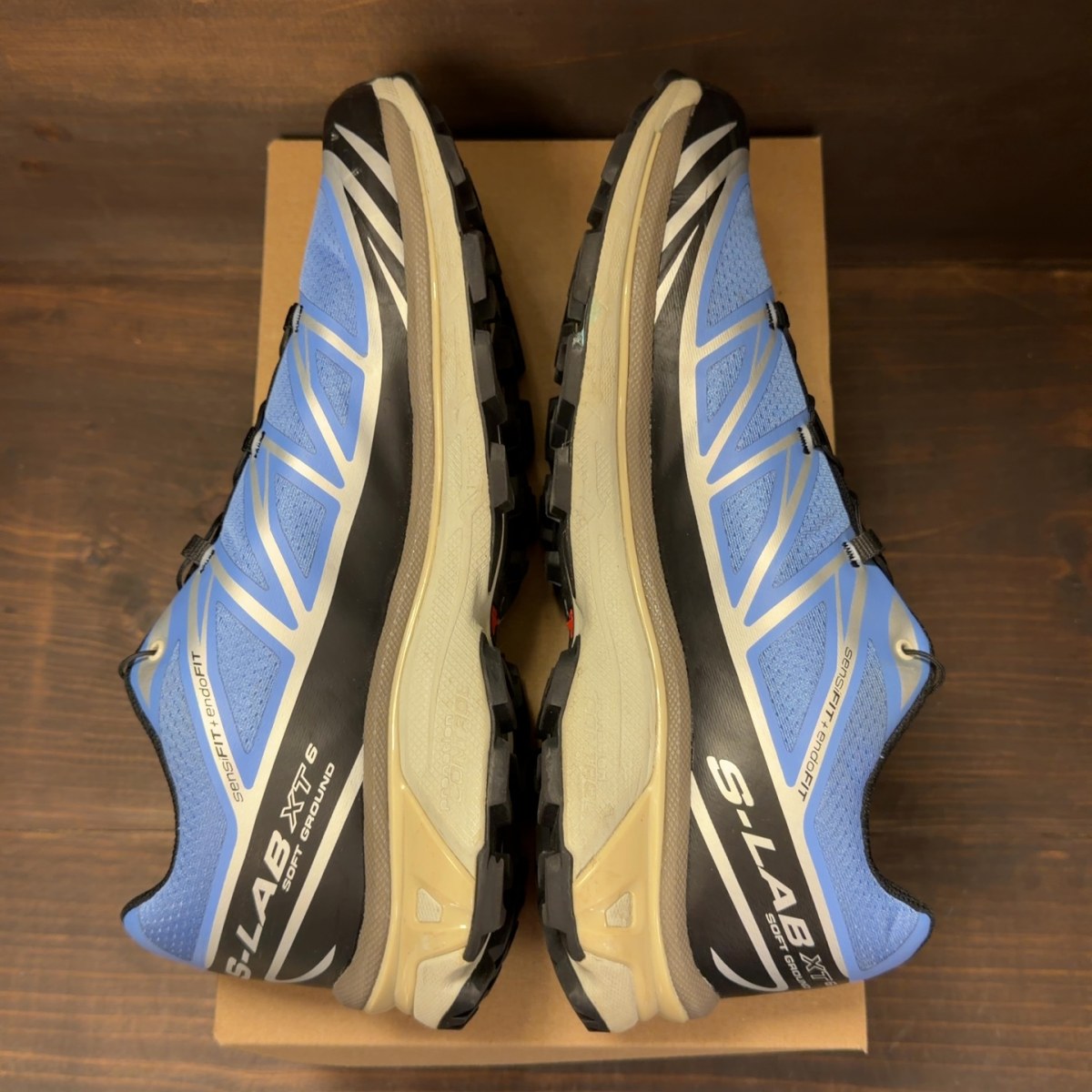 Salomon XT-6 Ultramarine Silver Black Size 12 (Pre-Owned) - Image 6