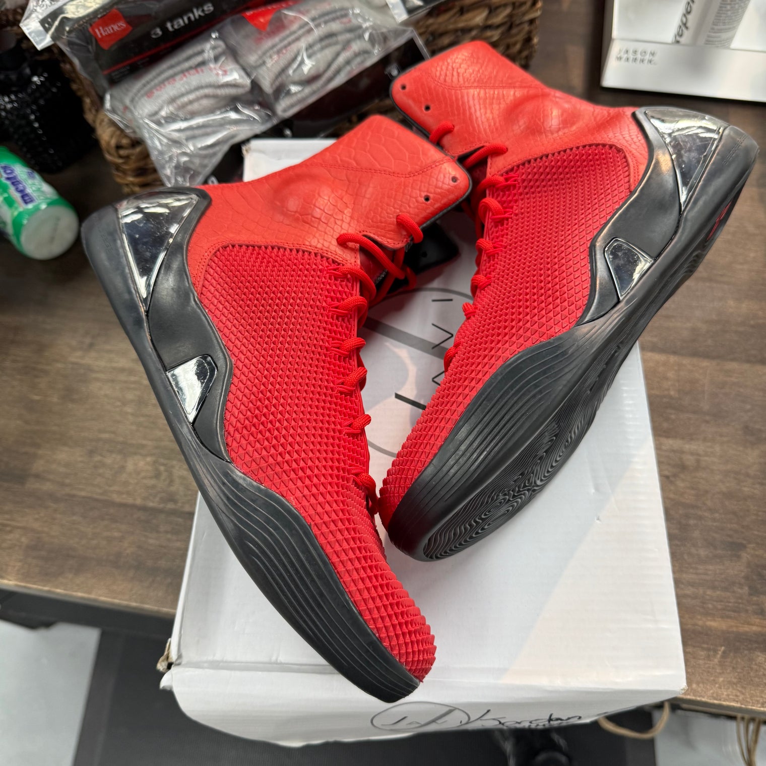 Kobe Elite Triple Red Mamba High (USED,No Box)