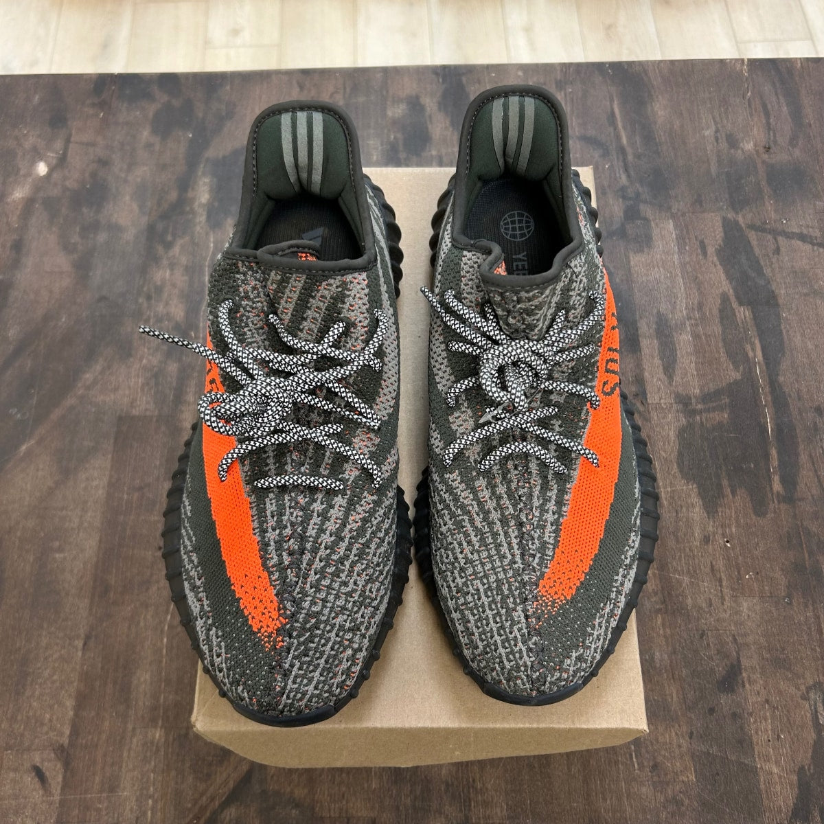 adidas Yeezy Boost 350 V2 Carbon Beluga Size 12 (Pre-Owned) - Image 2