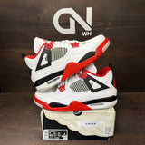 Jordan 4 Retro Fire Red (2020) Size 9.5 (Pre-Owned) - Image 1