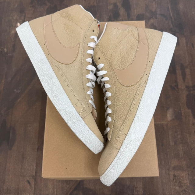 Nike Blazer Mid Premium Linen/Summit White Size 12 (Pre-Owned) - Image 1