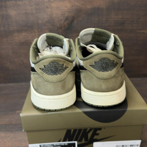 Jordan 1 Retro Low OG Medium Olive Size 7.5 (Pre-Owned)