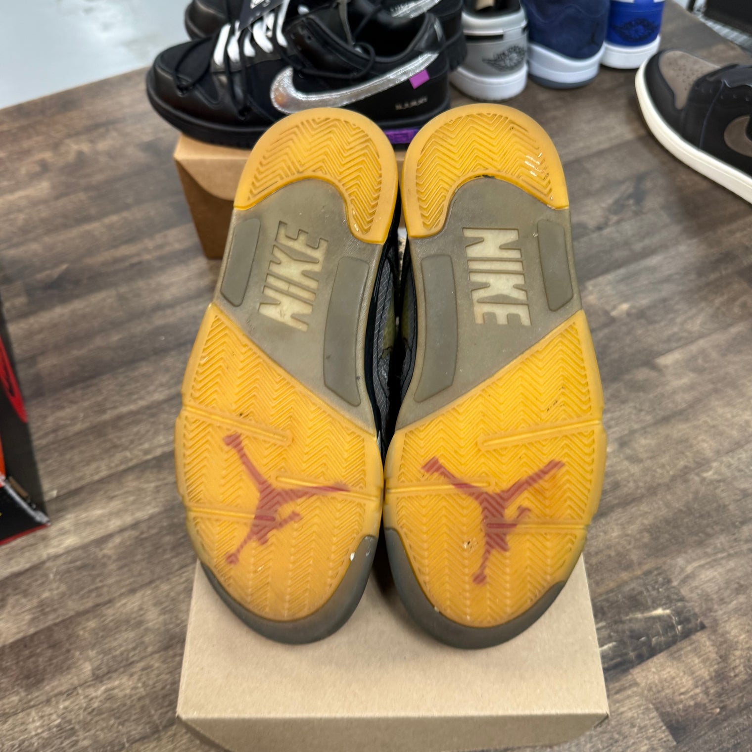 Off-White Muslin Jordan 5 Retro (USED, No Box)