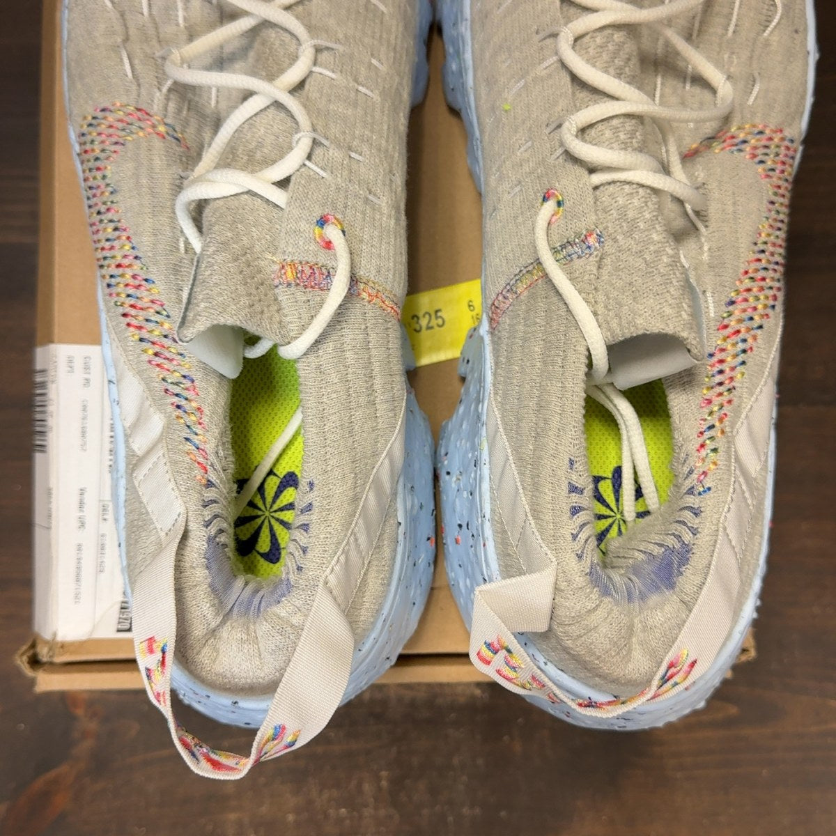 Nike Space Hippie 04 Grey Rainbow Size 12 (Pre-Owned) - Image 6