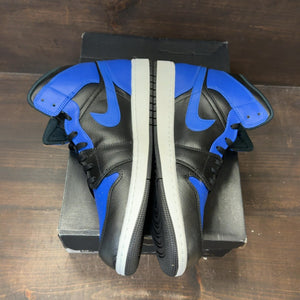 Jordan 1 Mid Hyper Royal Tumbled Leather - Image 4