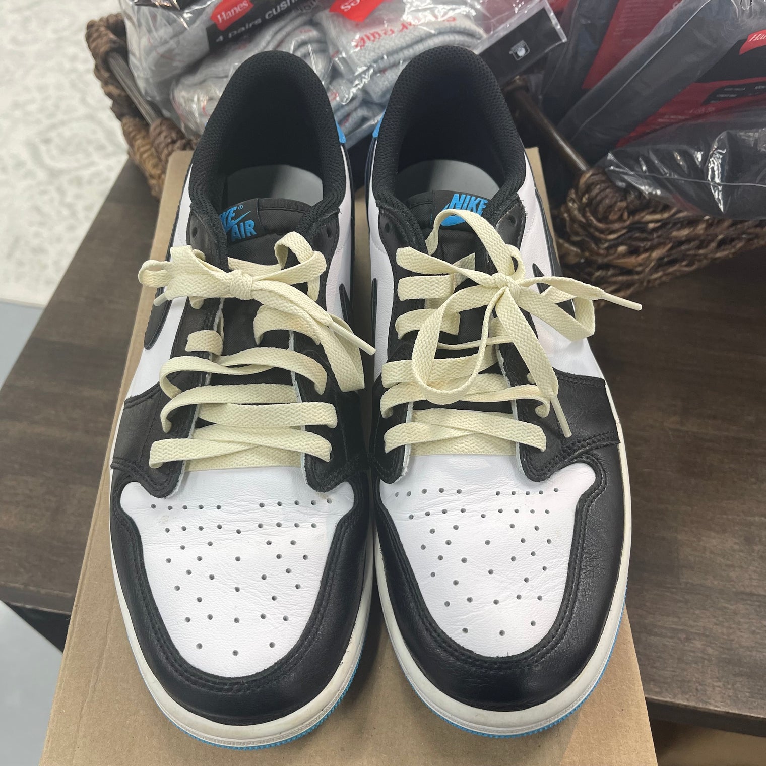 Powder Blue Jordan 1 Low (USED, No Box)