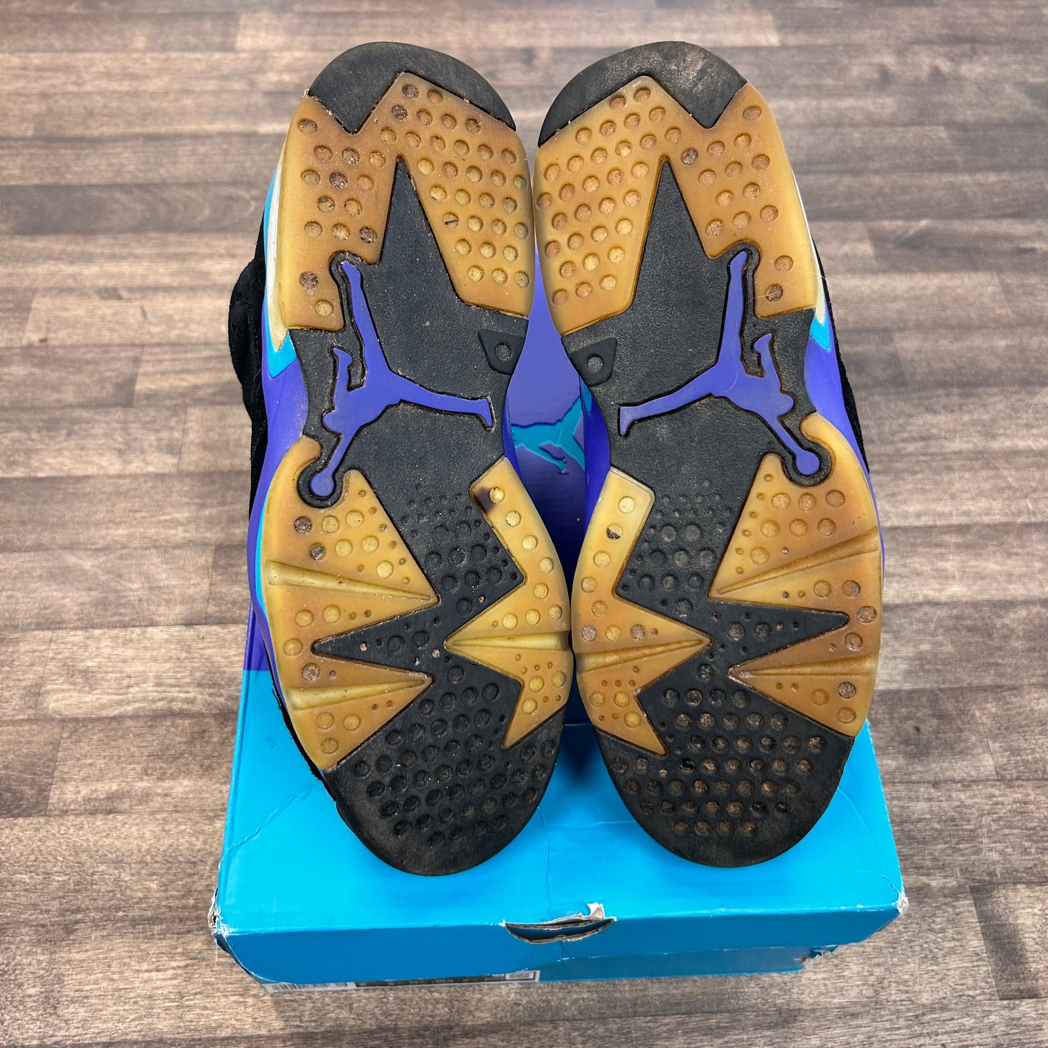 Aqua Jordan 6 Retro (USED)