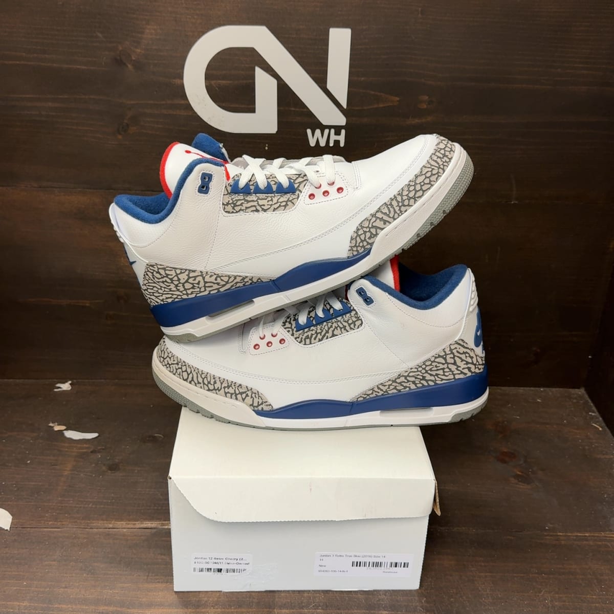 Jordan 3 Retro True Blue (2016) Size 14 - front