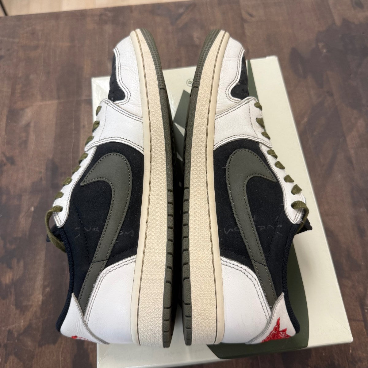 Jordan 1 Retro Low OG SP Travis Scott Olive (Women's) - Image 6