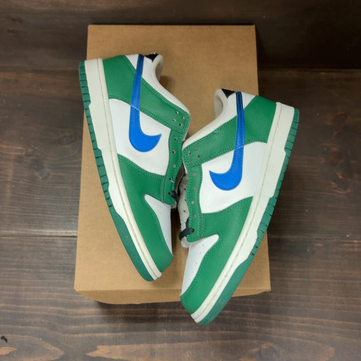 Nike Dunk Low White Malachite (GS) Size 7Y (Pre-Owned) - back