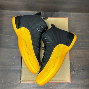 Jordan 12 Retro Black University Gold Size 11.5 (Pre-Owned) - back