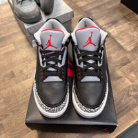 Black Cement Jordan 3 2018 (USED)