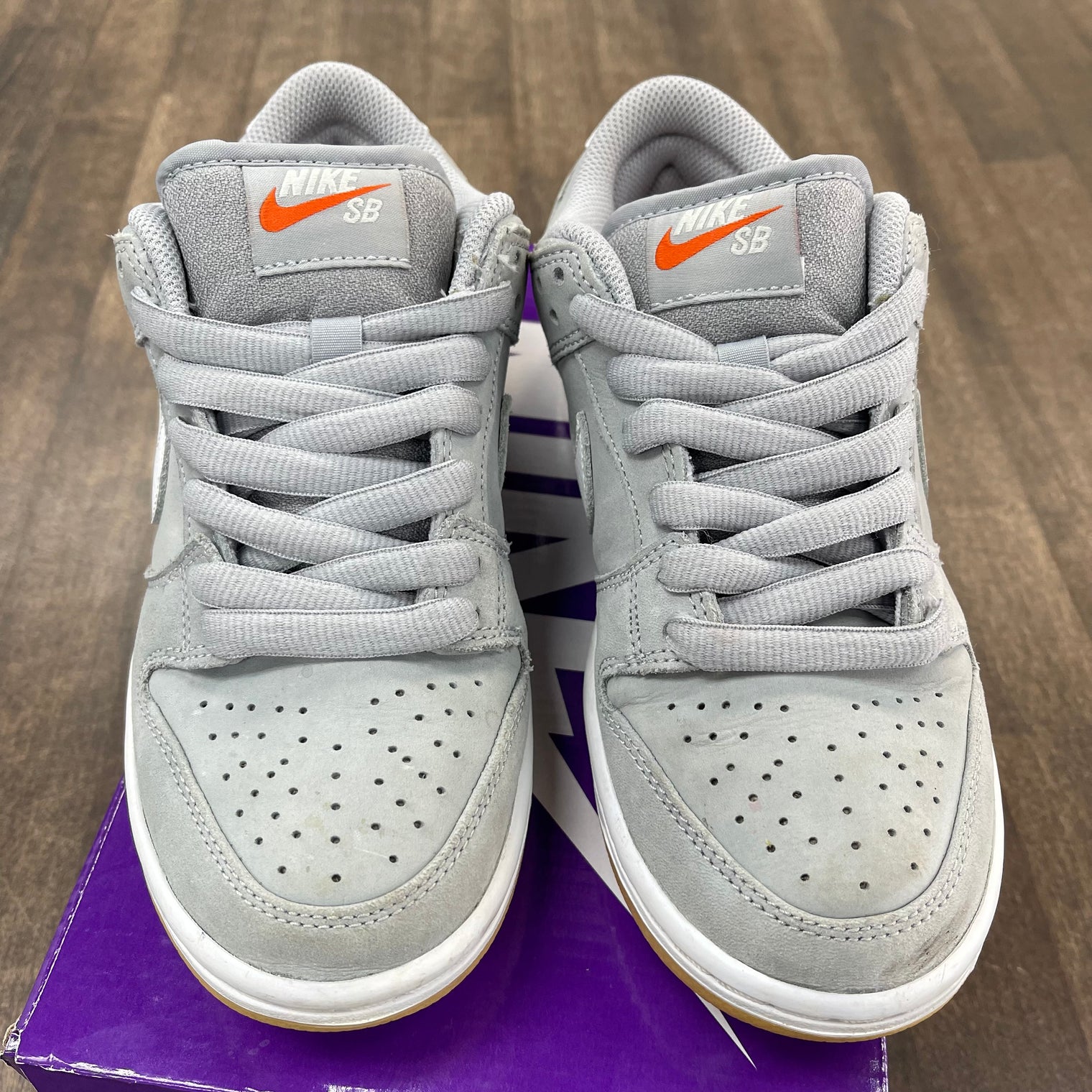Grey Gum SB Dunk Low (USED)