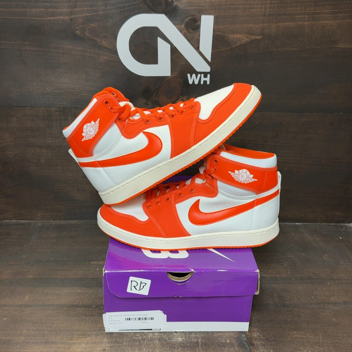 Jordan 1 Retro AJKO Rush Orange Size 11.5 (Pre-Owned) - Image 1