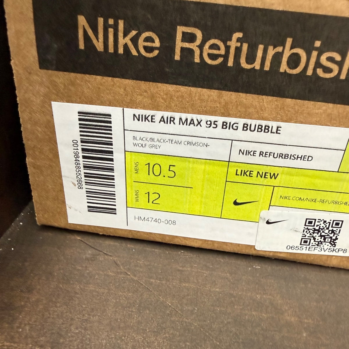 Nike Air Max 95 OG Big Bubble Black Crimson Grey - Image 7