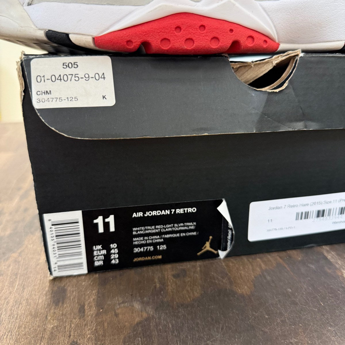 Jordan 7 Retro Hare (2015) - Image 6