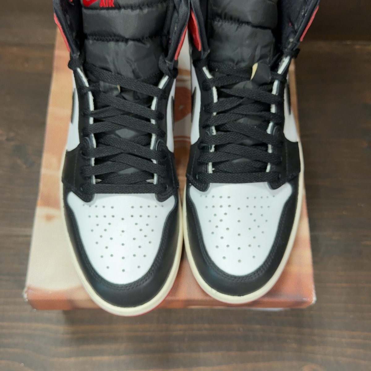 Jordan 1 Retro High OG Black Toe Reimagined - Image 3
