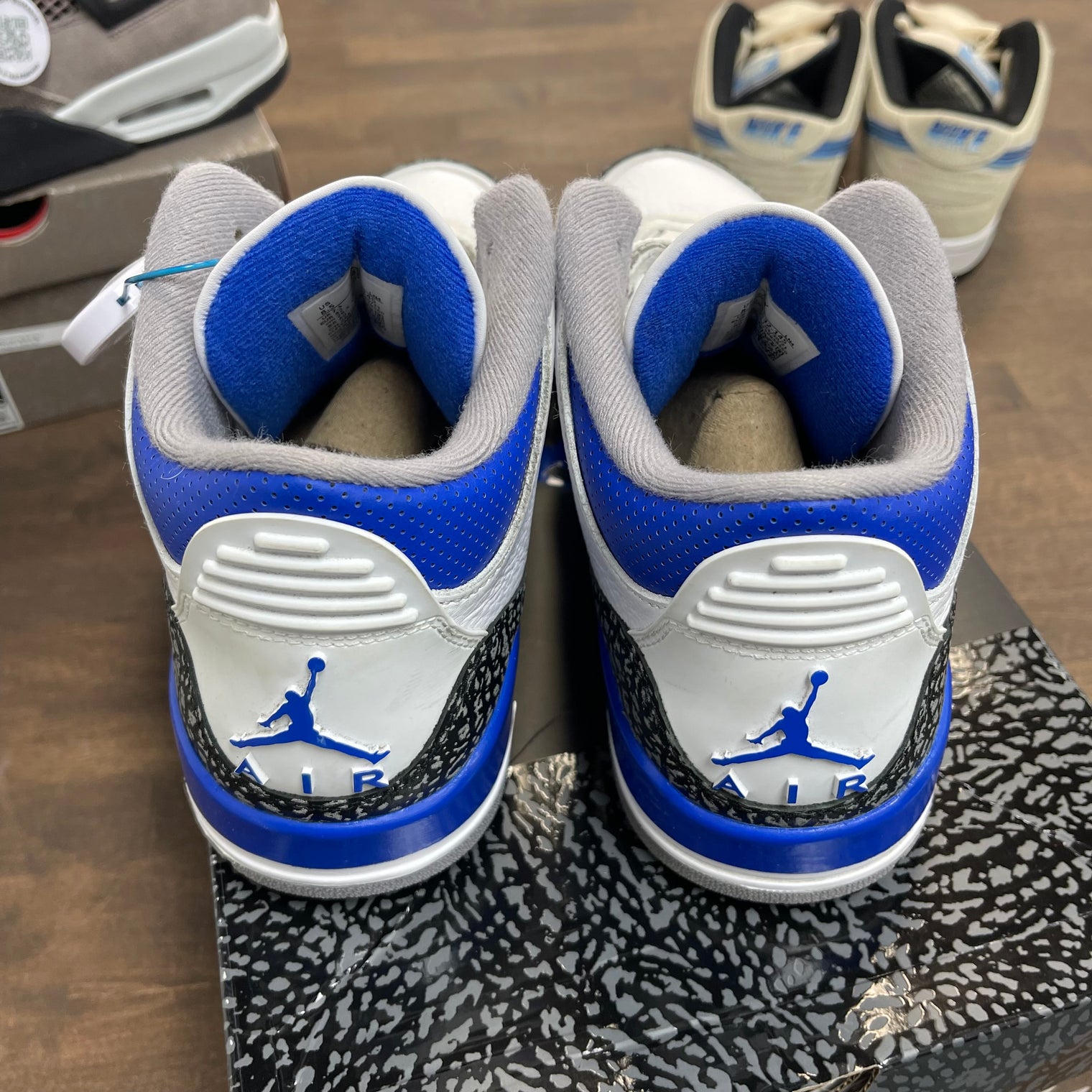 Racer Blue Jordan 3 (USED)