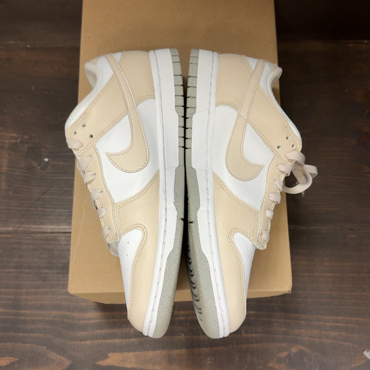 Nike Dunk Low Next Nature White Light Orewood Brown (Women's) Size 10W (Pre-Owned) - aux