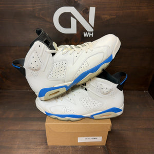 Jordan 6 Retro Sport Blue (2014) Size 13 (Pre-Owned) - Image 1